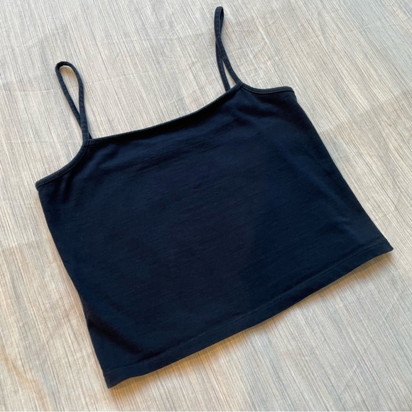 Brandy Melville Navy Blue Cotton Camisole Top - Picture 2 of 10